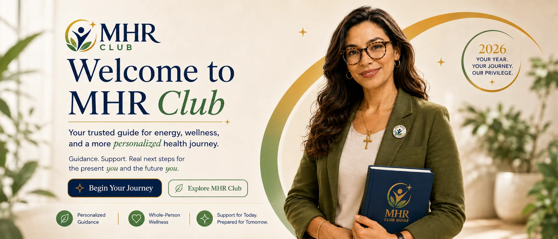 Welcome to MHR Club. Your trusted guide for energy, wellness, and a more personalized health journey.