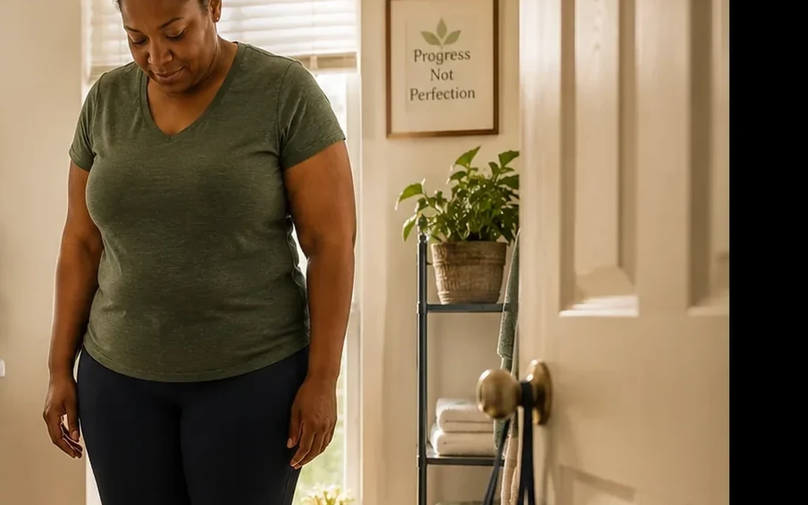 An older adult staying active and independent